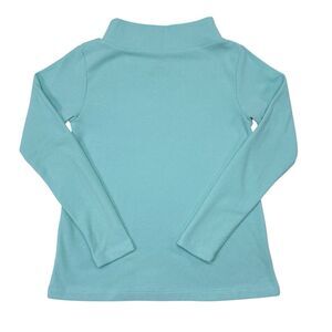 Dudley Stephens Sweater Size Small Blue Turtleneck Fleece Pullover Mock‎ Neck